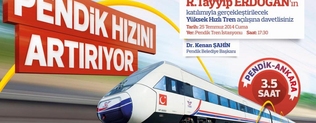Ankara Istanbul High Speed Train Opening Ceremony